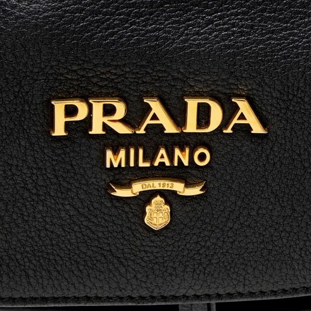 Prada Vitello Daino Drawstring Flap Backpack - Picture 8 of 14
